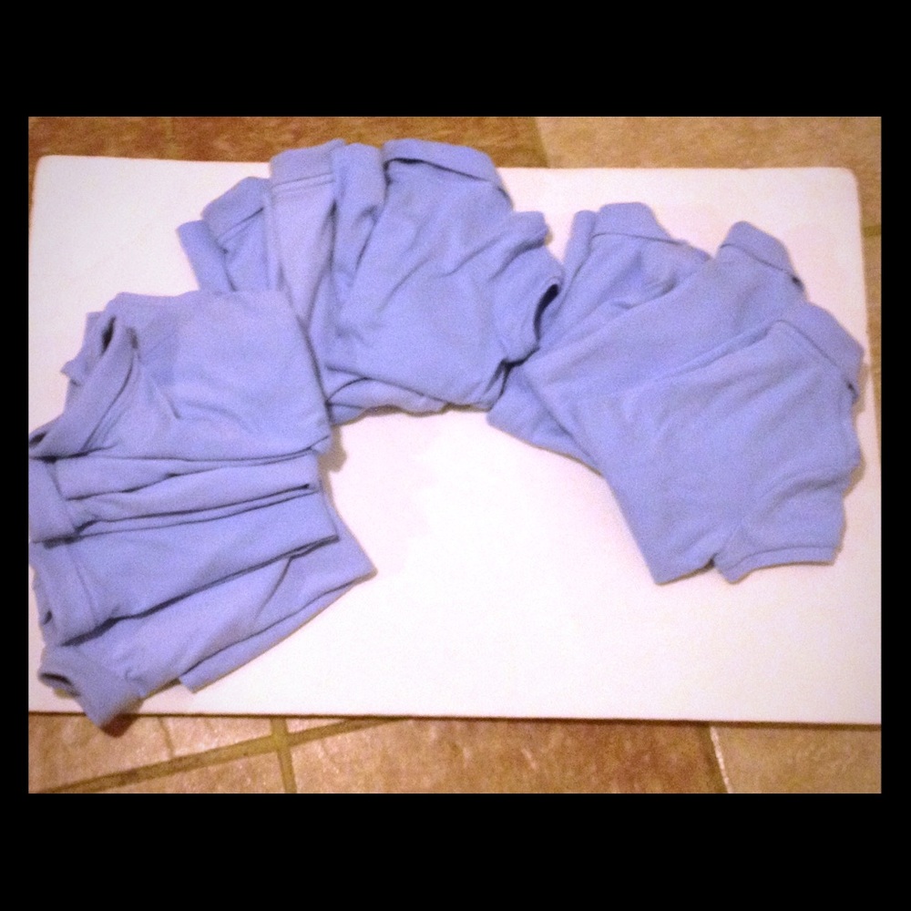 Girls 10pc George uniform shirts